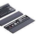 Keyboard wrist rest with desk divider box