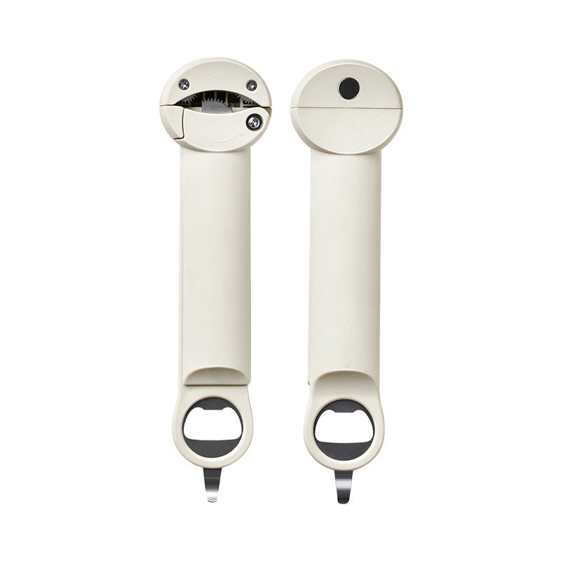 Adjustable can opener made of stainless steel