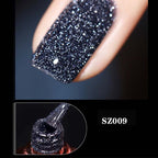 High density glitter nail gel polish
