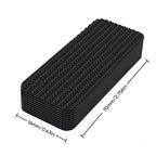 Invisible mounting stickers for floor mats