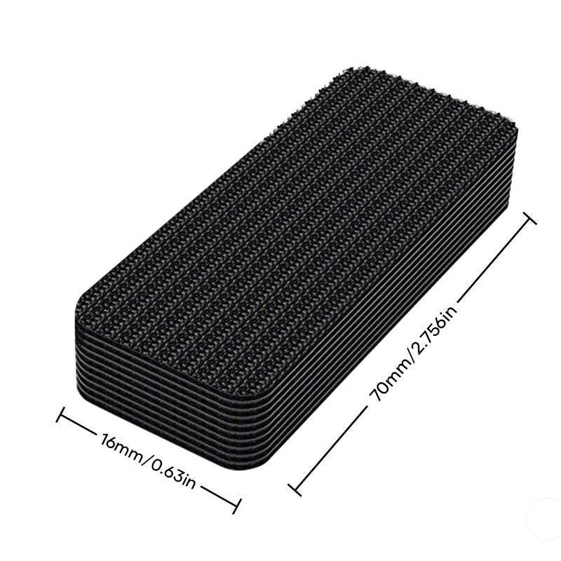 Invisible mounting stickers for floor mats