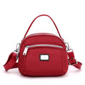 Light solid nylon shoulder bag
