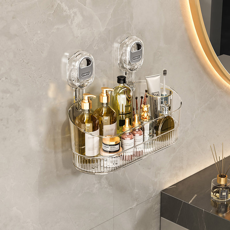 No-Drill Bathroom Suction Cup Storage Box