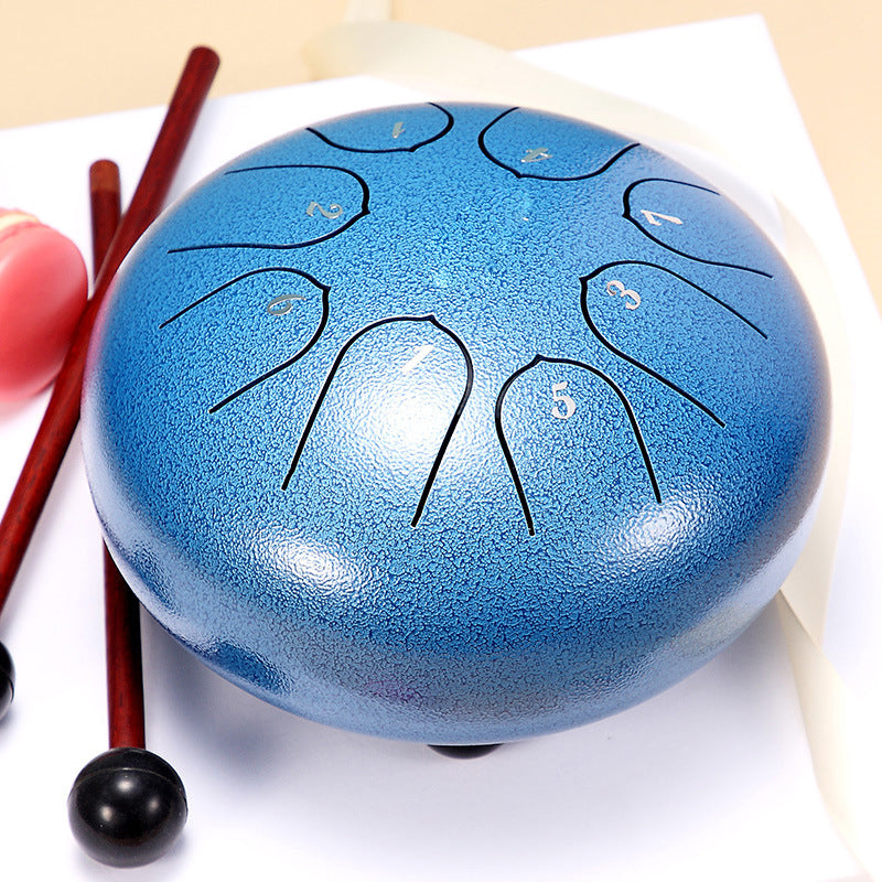 Rain drum as garden instrument