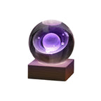 3D Galaxy Crystal Ball Night Light Decorative Lamp