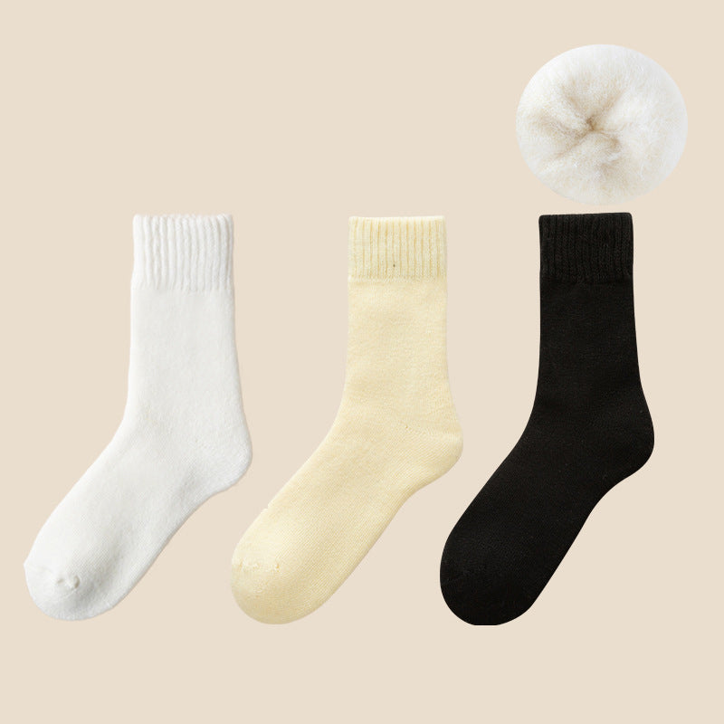 Unisex Thermal Socks | Self-Heating Fleece Lining | Moisture-Wicking | 3-Pair Set