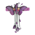 Dreamy butterfly hair clip with fringes