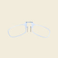 Nose clip reading glasses