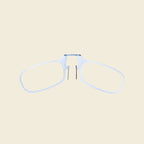 Nose clip reading glasses