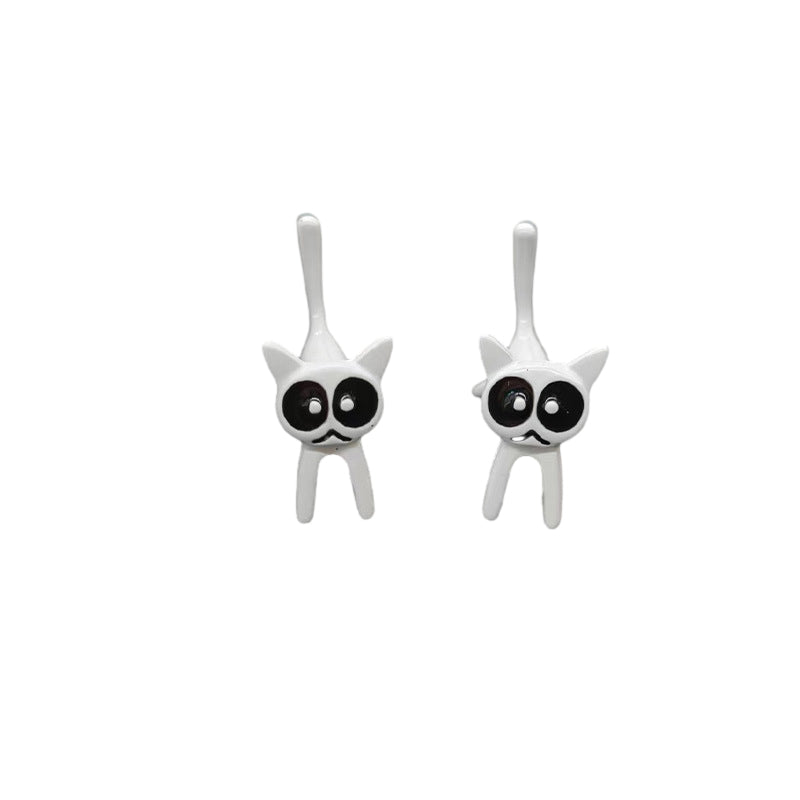 Cute kitten earrings