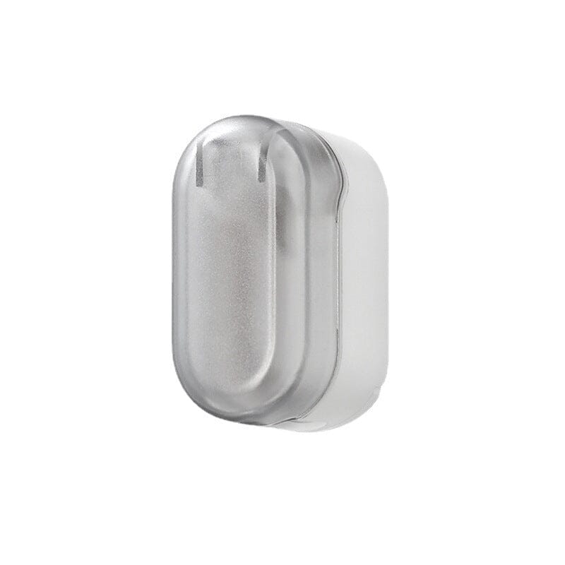 Wall-mounted toothbrush holder with cover