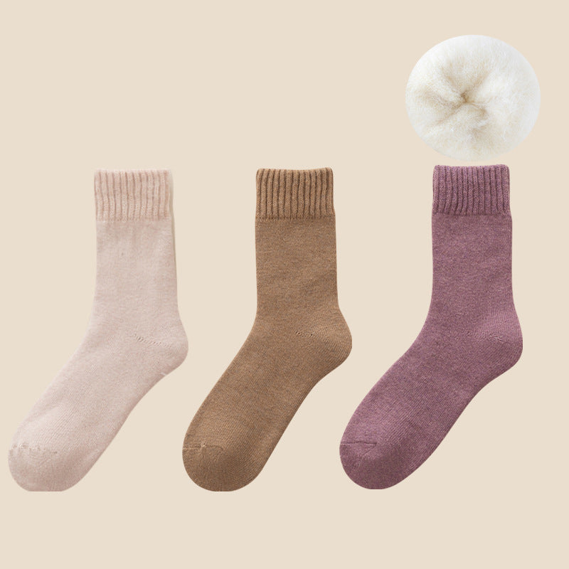 Unisex Thermal Socks | Self-Heating Fleece Lining | Moisture-Wicking | 3-Pair Set