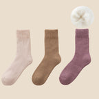 Unisex Thermal Socks | Self-Heating Fleece Lining | Moisture-Wicking | 3-Pair Set