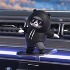 Skateboarding Bears Car Decoration