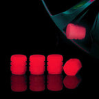 Universal fluorescent tire valve caps (4 PCS/Set)