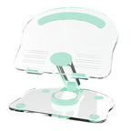 Folding transparent acrylic tablet stand