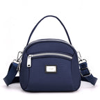 Lightweight Solid Nylon Shoulder Bag