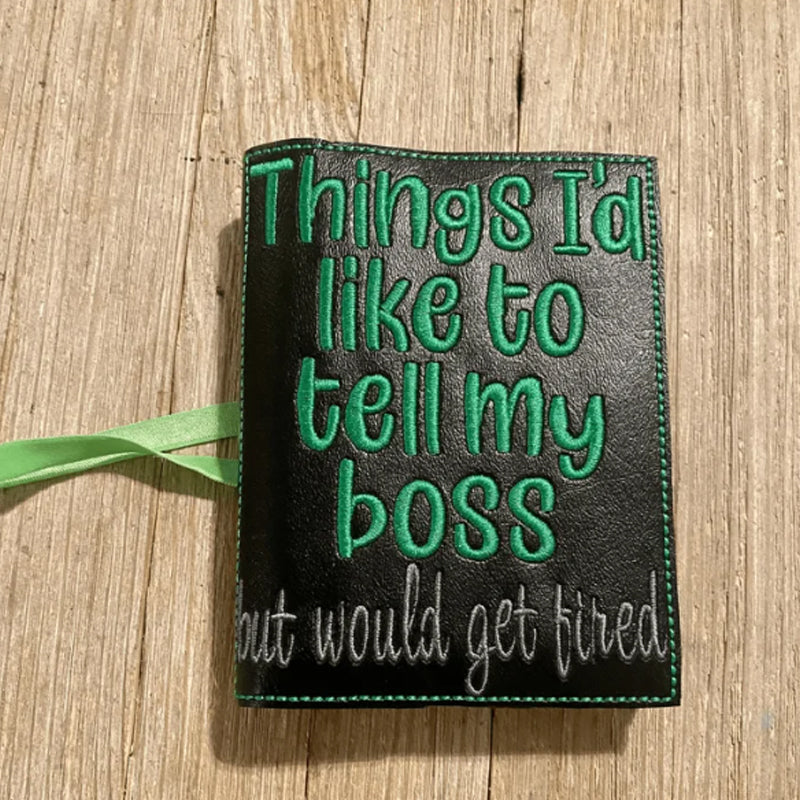 Humorous notebook cover