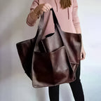 Oversized Leather Weekend Bags