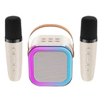 Mini Karaoke machine for children with wireless microphones