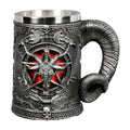 Creative Stainless Steel Medieval Mug Tankard for Beer Coffee