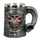 Creative Stainless Steel Medieval Mug Tankard for Beer Coffee