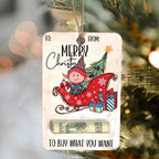 Santa Christmas money holder