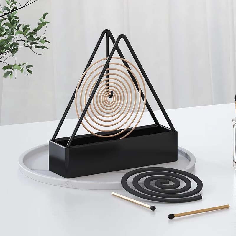 Iron triangular mosquito spool holder