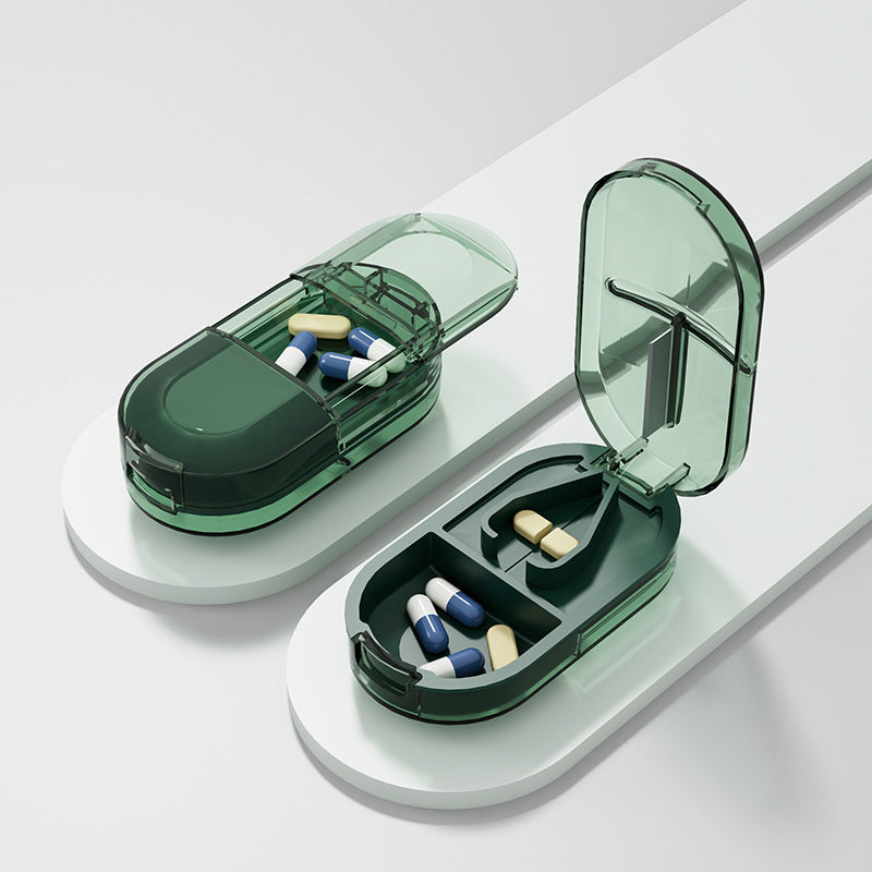 Medicine Pill Cutter Box