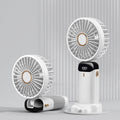 Portable electric cold compressor cooling fan