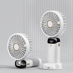 Portable electric cold compressor cooling fan