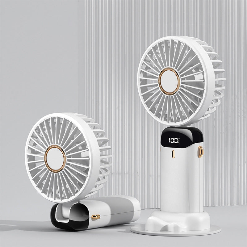 Portable electric cold compressor cooling fan