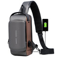 USB Charging Port Sling Anti-Theft Crossbody Bag