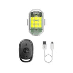 Wireless LED Motorcycle Tail Light – Rechargeable Remote Control for Brake and Warning Light