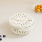 Multifunctional foldable handle drain bowl