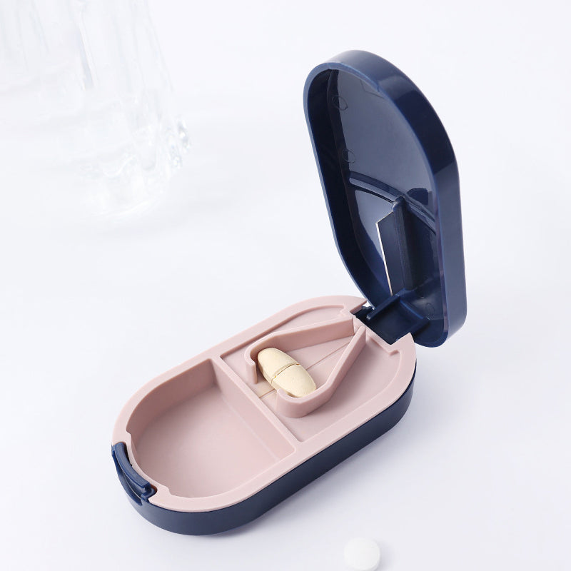 Medicine Pill Cutter Box