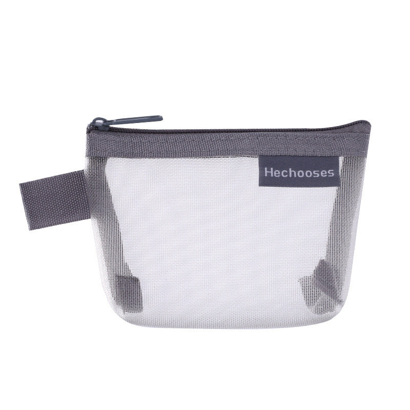 Portable mesh storage bag
