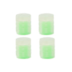 Universal fluorescent valve caps for tires, 4 pieces