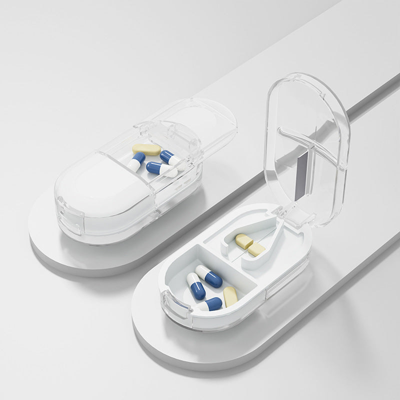 Medicine Pill Cutter Box