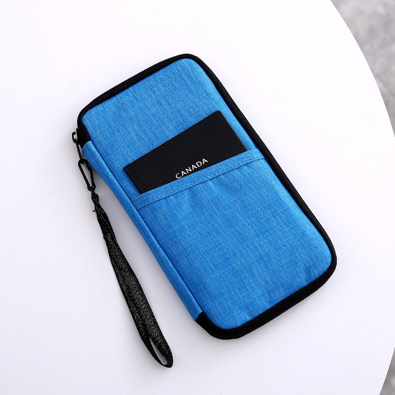 Multi-Pocket Family Travel Document Bag