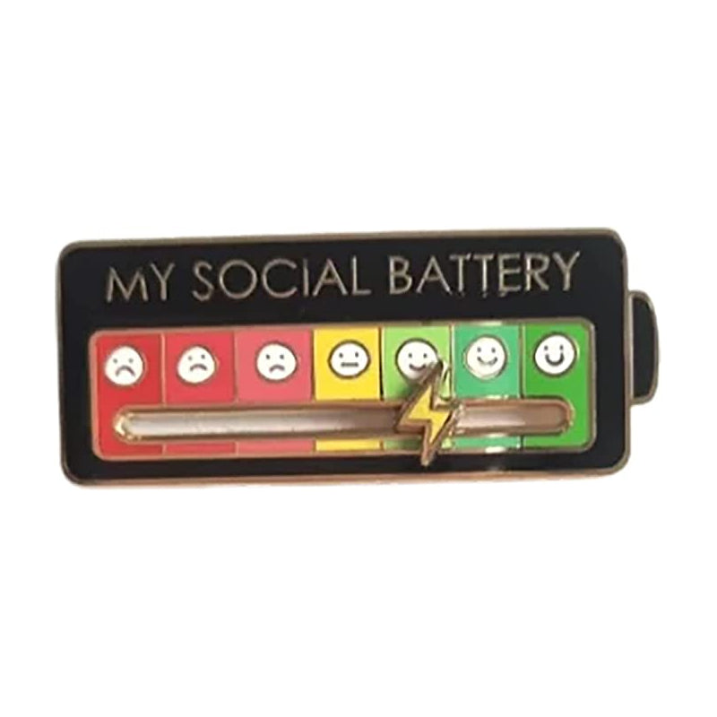 Mood Battery Brooch