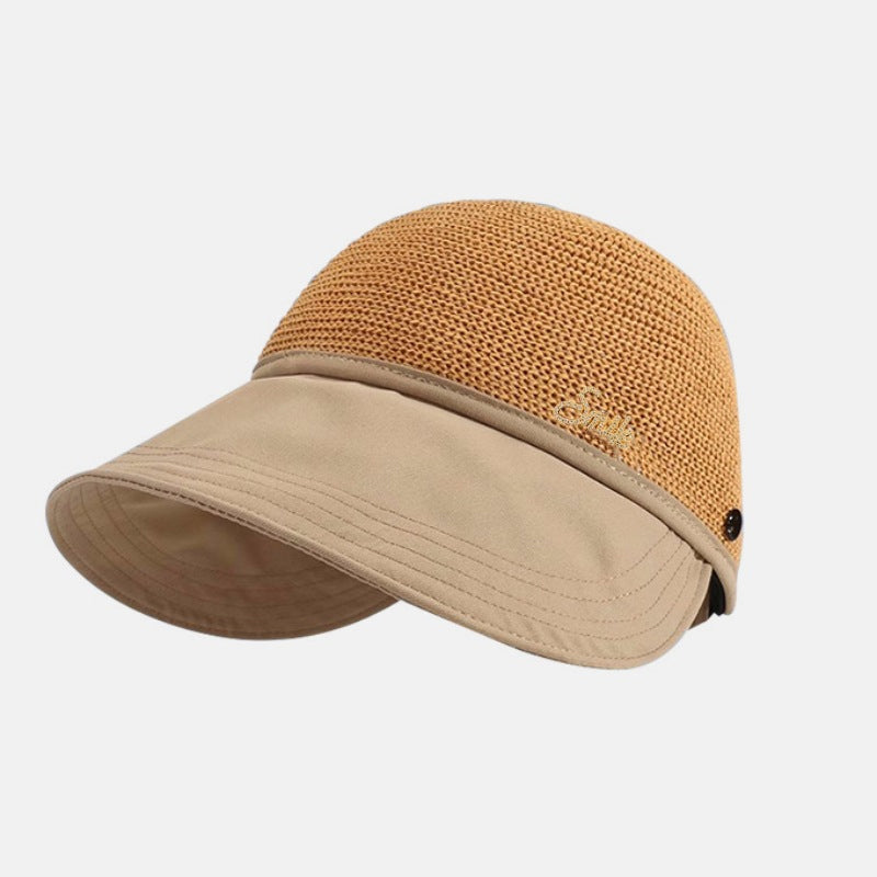Women's sun hat with wide brim