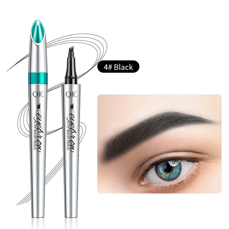3D waterproof Microblading eyebrow pencil 4 fork tips tattoo pencil