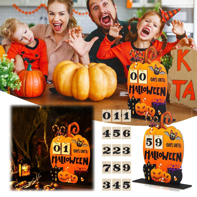 Wood Halloween Advent Calendar