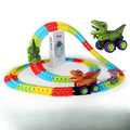 Roller Coaster Dinosaur Track Car