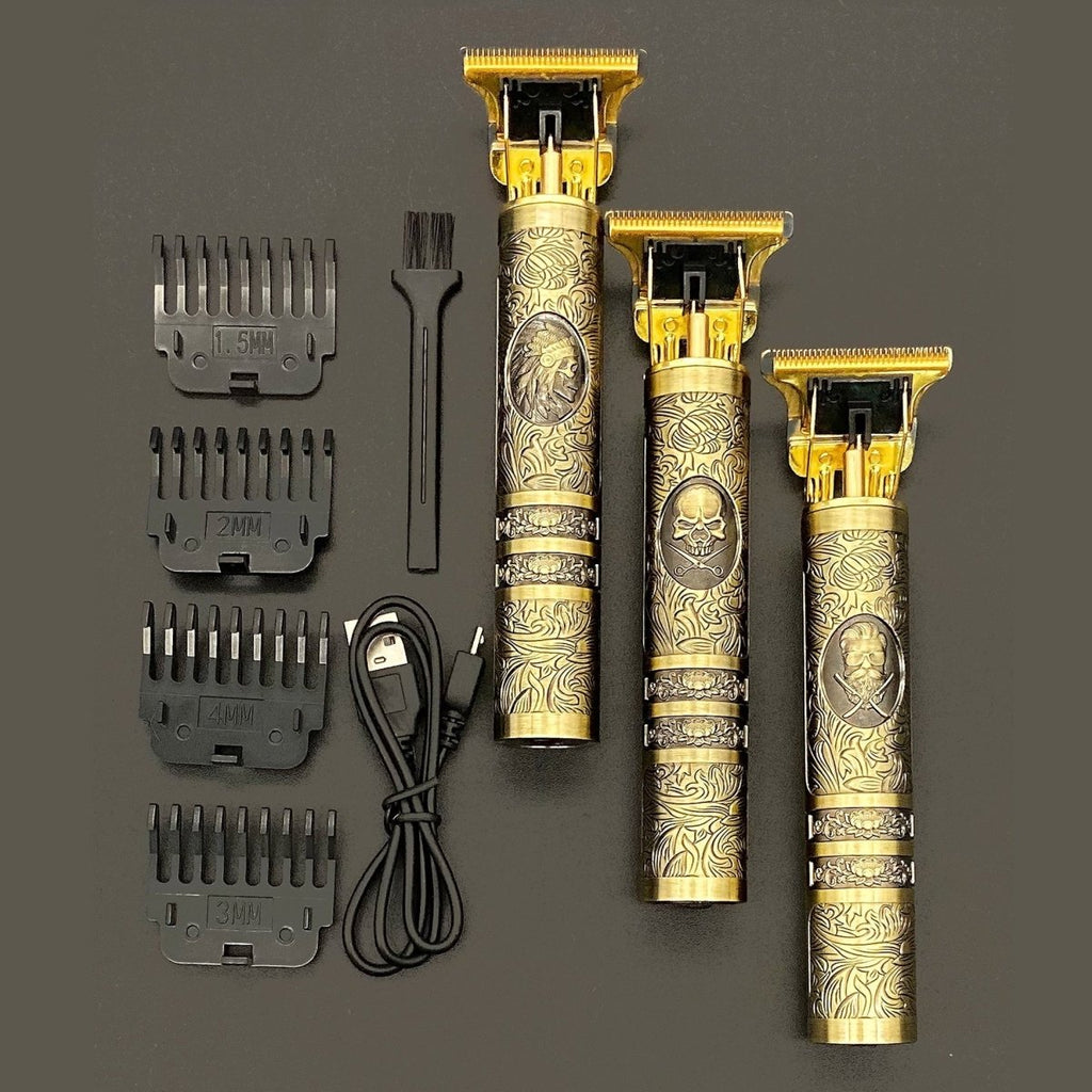 Skulltrim – Vintage Rechargeable Beard Trimmer for Precise Results