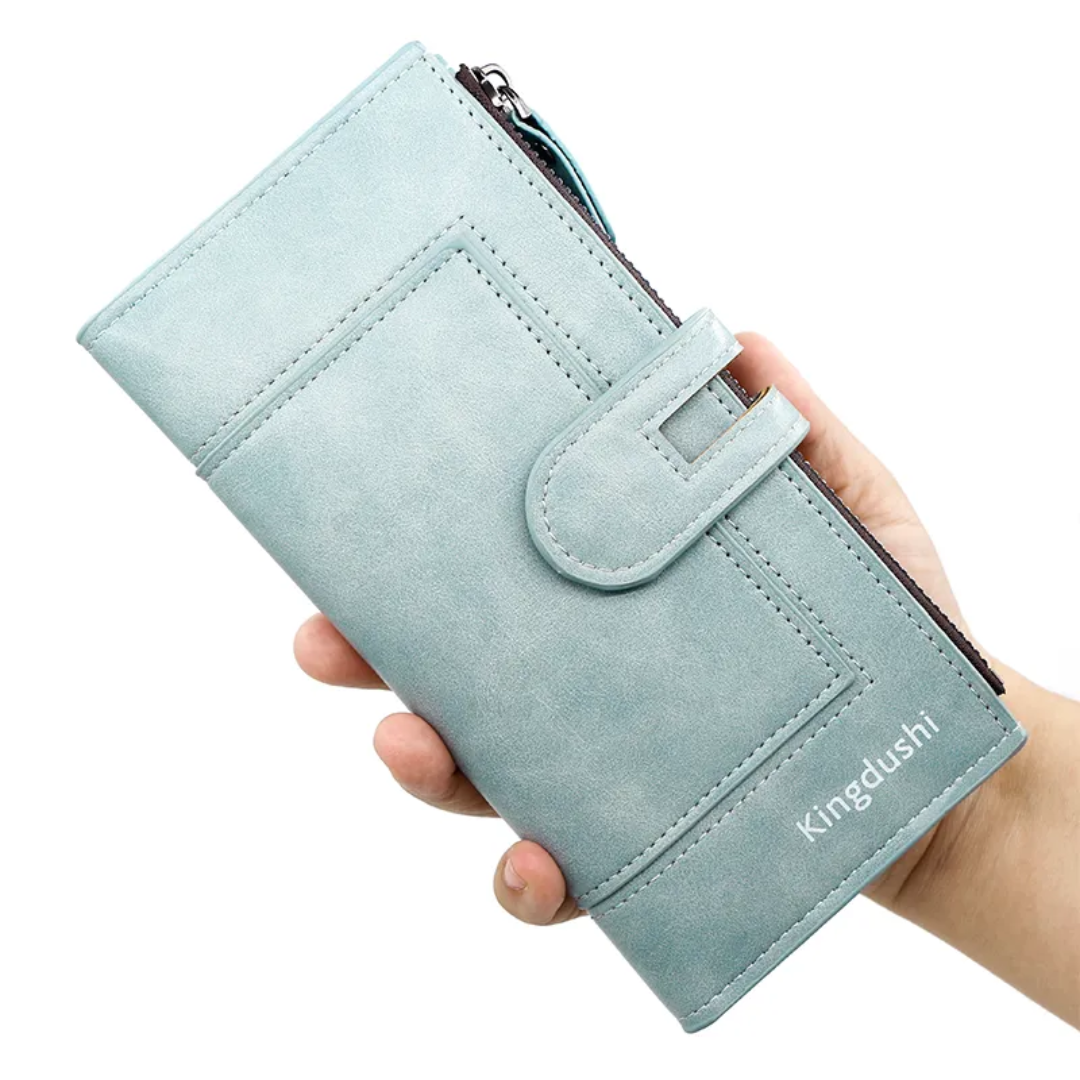 Long Leather Wallet for Ladies