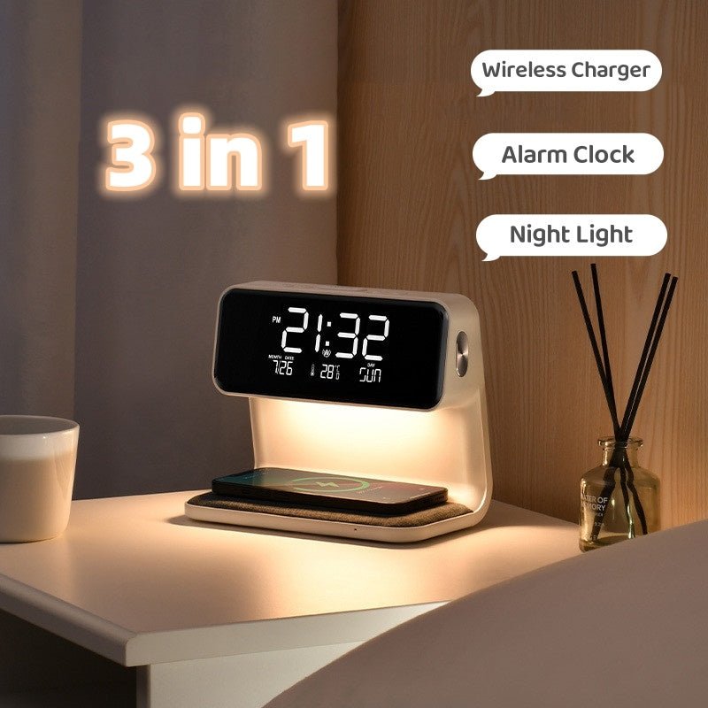 SleekStation – Clutter-Free Nightstand Solution with Touch Lamp