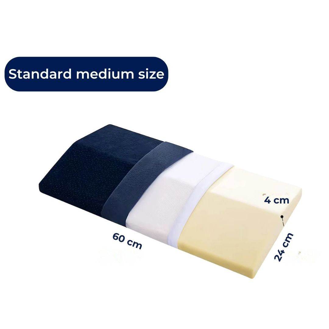 SleepAlign Lumbar Support Pillow for Sleeping | Relieves Back Pain - Improves Spinal Alignment - Comfortable Pillow for Back Pain Relief