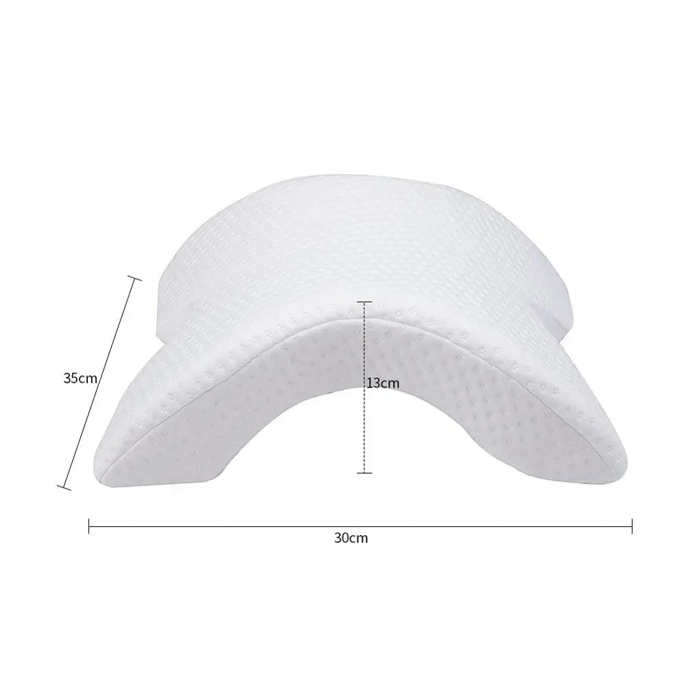 SleepEase – Orthopedic U-shaped memory foam pillow for neck and hand support